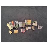 (10) Musical Instruments Brooches / Pins