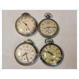 (4) Vtg Pocket Watches