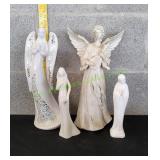(4) Angel Figurines