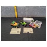 (2)Kellogg Racing #5 Hot Wheels w/(2) Tootsietoys