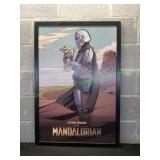 Framed Star Wars The Mandalorian Poster