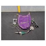 Crown Royal Bag w/ Bottle Stoppers & More