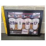 Framed Texas Rangers Locker Room