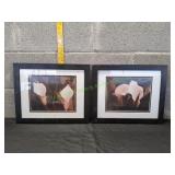 (2) 16x13 Lily Wall Art Prints