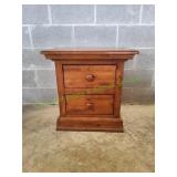 Bonavita 2-Drawer Pine Nightstand