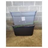 (2) Sterilite 30-Gal Storage Totes w/ Lids