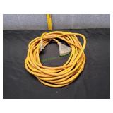 Heavy-Duty Multi Outlet Yellow Extension Cord