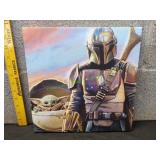 12x12 Star Wars The Mandalorian Canvas Wall Art