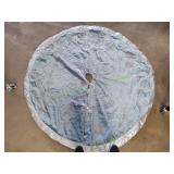 Blue Snowflake Christmas Tree Skirt