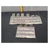 (3) Molle Triple M4/STANAG 30-Round Mag Pouches