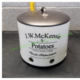 J.W. McKensie Potatoes Ceramic Storage Crock
