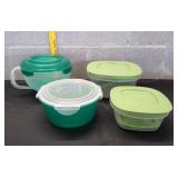 (4) Storage Bowls w/ Lids