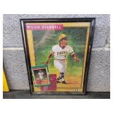 Framed 1990 Donruss Willie Stargell Puzzle w/