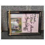 1981 Topps Tony Dorsett Trading Card w/ Autograph