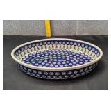 Boleslawiec Polish Pottery Oval Baking Dish