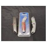 (3) Utility Knives