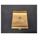 Vtg Gold-Tone Powder Compact w/ Mirror