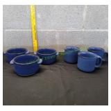 (3) Marlboro Unlimited Mugs w/ (3) Bowls