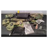 Military Nylon Belt w/ Pouches & More