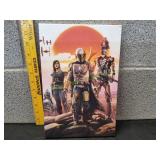 8x12 Star Wars The Mandalorian Canvas Wall Art
