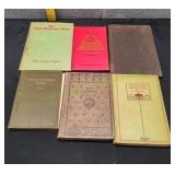 (6) Vtg Books