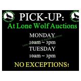 NEW PICKUP DATES - PLEASE FOLLOW