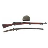 WWII USMC VET BRING BACK ARISAKA RIFLE AND SWORD
