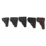 EUROPEAN LEATHER PISTOL HOLSTERS