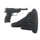 WWII GERMAN byf MAUSER CODE MODEL P38 9mm PISTOL