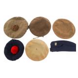 WWII WORLD MILITARY BERETS & GARRISON CAP