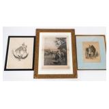 LATE 19th C. FRENCH CAVALRY PRINTS