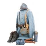 WWI FRENCH INFANTRY HORIZON BLUE UNIFORM