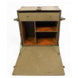 WWII US ARMED FORCES OFFICER STORAGE CHEST