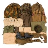 WWII UK PARATROOPER JUMP SMOCKS & UNIFORM ITEMS