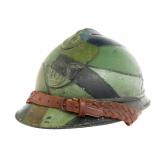WWI FRENCH CHASSEUR A PIED CAMO M15 ADRIAN HELMET