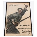 WWI FRENCH HOMEFRONT POSTER