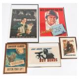 WWII US HOMEFRONT PROPAGANDA & WAR BOND POSTERS
