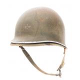 WWII US ARMY BRIG GENERAL M1 HELMET - HAWLEY LINER