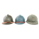 WWI - WWII REFURBISHED M15 & M23 ADRIAN HELMETS