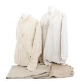 WWI FRENCH BOURGERON WORK SHIRTS & TROUSERS