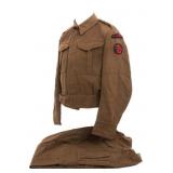 WWII UK No 6 COMMANDO CAPTAIN BATTLE DRESS UNIFORM
