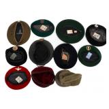 COLD WAR - CURRENT FRENCH & UK MILITARY BERETS