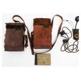 WWII US ARMY FIELD EE-8 FIELD TELEPHONES & MANUAL