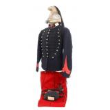 LATE 19th C. FRENCH 17th DRAGOONS NCO UNIFORM SET