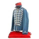 1880s FRENCH 6th HUSSARS ENLISTED UNIFORM & KEPI