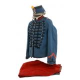 19th C. FRENCH CHASSEUR A CHEVAL TRUMPETER UNIFORM