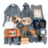 REENACTOR WWII FRENCH CHASSEUR UNIFORM ITEMS