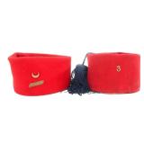 WWII FRENCH TIRAILLEUR & ZOUAVE FEZ HEADGEAR