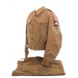 WWII BRITISH PARATROOPER GLIDER BATTLEDRESS SET