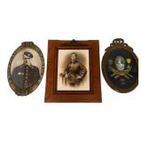 WWI FRENCH NAMED SERGEANT GROUP & TANK BTN PHOTOS